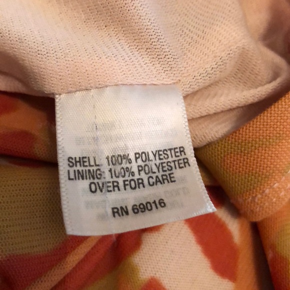 RELATIVITY Preloved Sleeveless Tropical Print Top - Picture 6 of 7